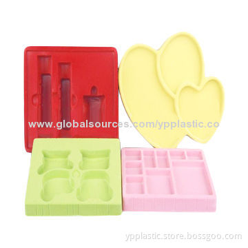Colored PS vacuum forming flocking tray